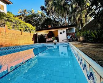 Aconchegante Quarto Solteiro no Jd Marajoara - סאו פאולו - בריכה