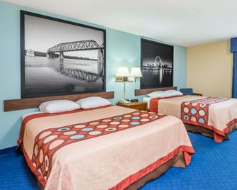 Super 8 by Wyndham O'Fallon - O'Fallon - Bedroom