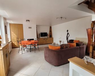 Gîte Voyage, voyages tout confort à la ferme - Aix-Villemaur-Pâlis - Living room