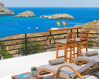 Lindos Shore Boutique Villa with sea view - Lindos - Balcón
