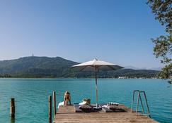 Summer apartment on Lake Wörthersee with bunk bed & private lake access - Portschach am Wörthersee - Baño