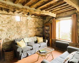 18th century Tuscan farmhouse in the Garfagnana - Barga - Living room