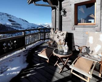 Superbe Chalet 250m2 Luxe Vue panoramique - Les Deux-Alpes - Balkon