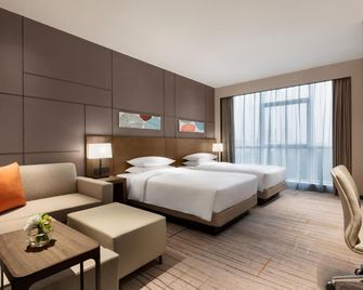 Meixi Lake Atour S Hotel, Changsha High-tech Zone - צ'נגשה - חדר שינה