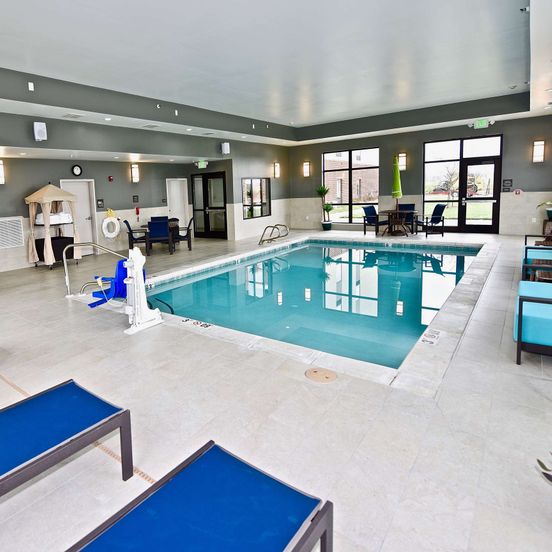 Pool view of Hampton Inn Kirksville