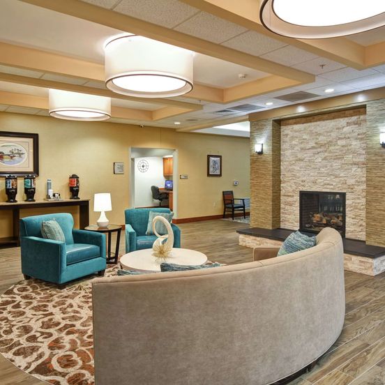 Lounge view of Homewood Suites by Hilton Lancaster