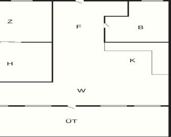 4 Person Holiday Home In Aeroeskoebing-B - Ærøskøbing - Plattegrond