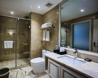 Four Seasons Fashion Hotel (Yongkang South Railway Station Xijinqiao Pedestrian Street) - Ťin-chua - Ložnice