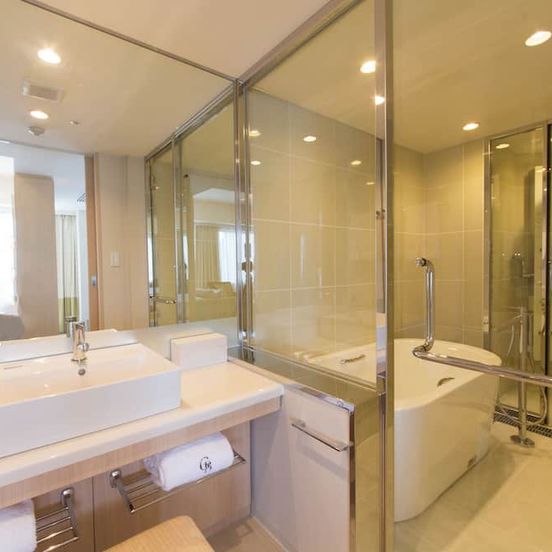 Bathroom view of Hotel Grand Bach Kyoto Select