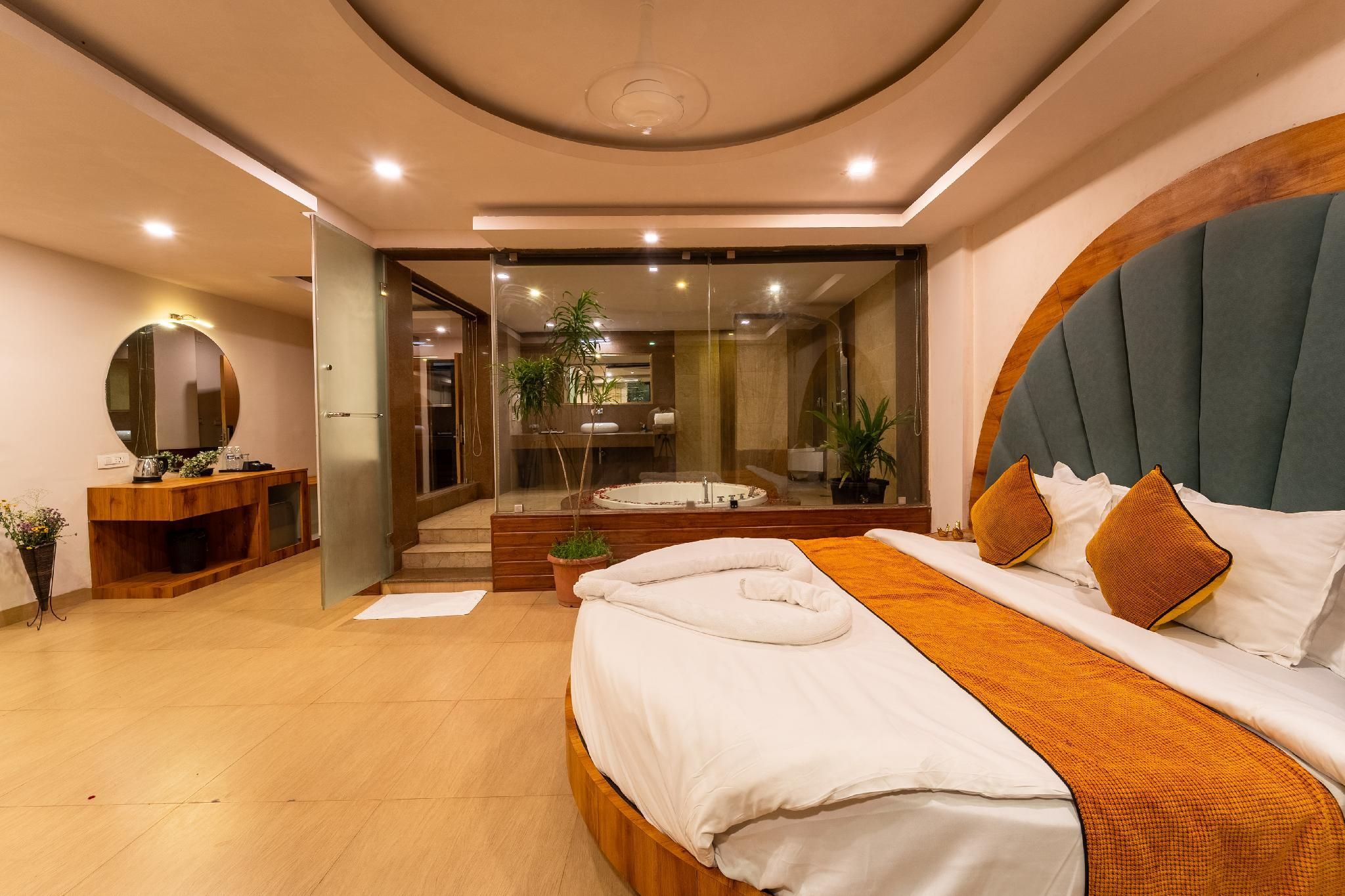 Grandeur De Sanchi- Luxury Beach Resort & Spa - פאנג'י - חדר שינה