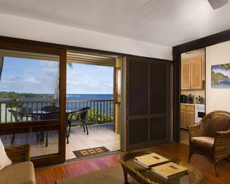 Hana Kai Maui - #103 Helani oceanview 1 BR - Hana - Living room