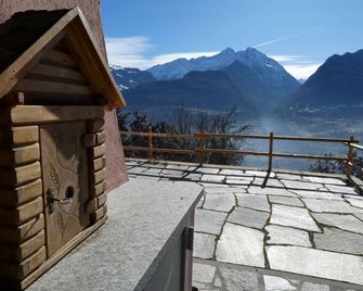 Apartment with crazy view of gran paradise - Saint-Nicolas - Balcony