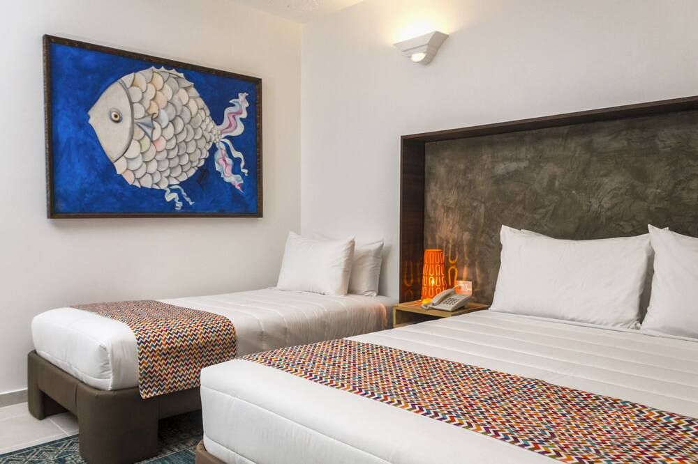 Ld Palm Beach - Playa El Agua - חדר שינה