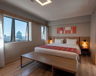 Hotel Laghetto Stilo Higienópolis - Porto Alegre - Slaapkamer