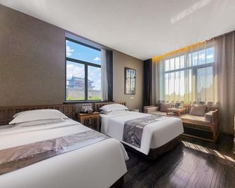 Mainland Chinese Only-Qinhuangdao Xinting Calligraphy Hotel - Qinhuangdao - Bedroom