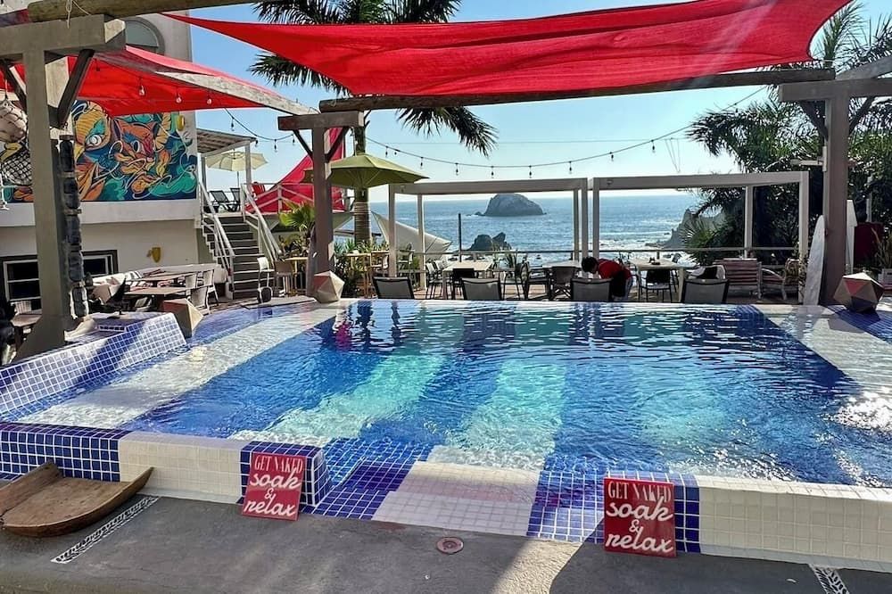 Villa Aikia (Adults Suites A/C) - Zipolite - Pool