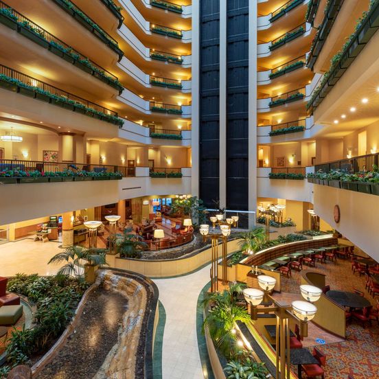 Lobby view of Wyndham Grand Oklahoma City Downtown