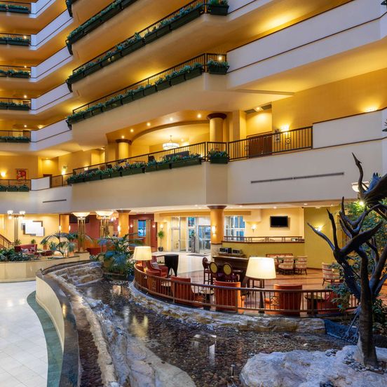Lobby view of Wyndham Grand Oklahoma City Downtown