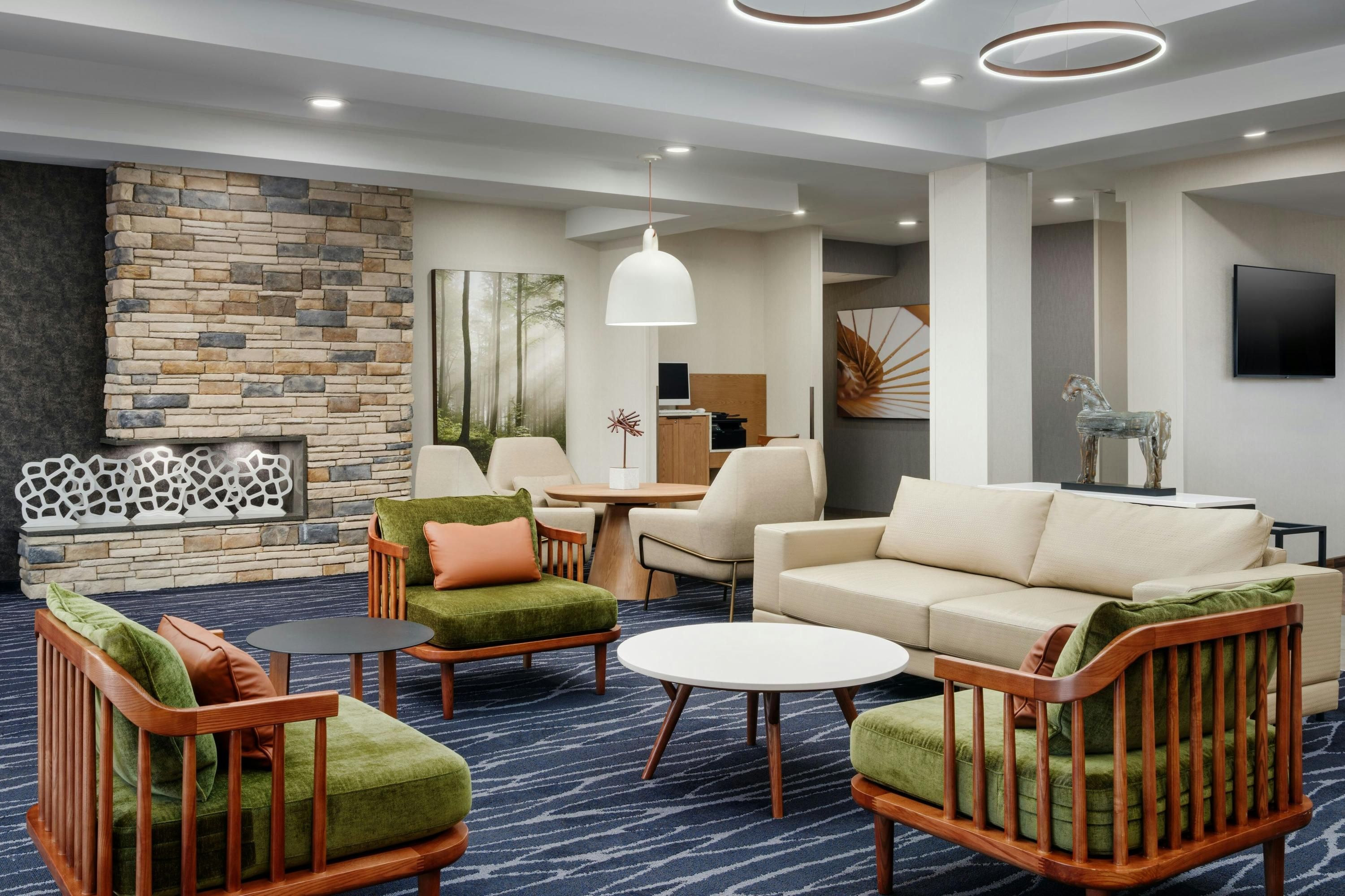 Fairfield Inn & Suites by Marriott Birmingham Bessemer - Bessemer - Sala de estar