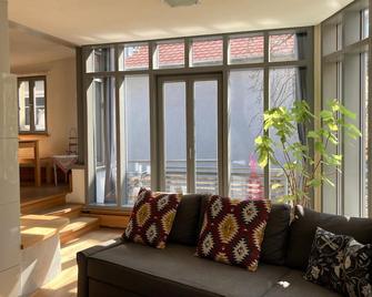 family-friendly house for yourself alone with garden pets allowed - Frickenhausen am Main - Wohnzimmer