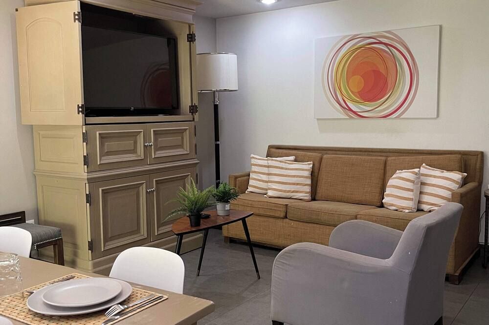 Moderno departamento cerca de Santa Fe Kingsize - مكسيكو ستي - غرفة معيشة
