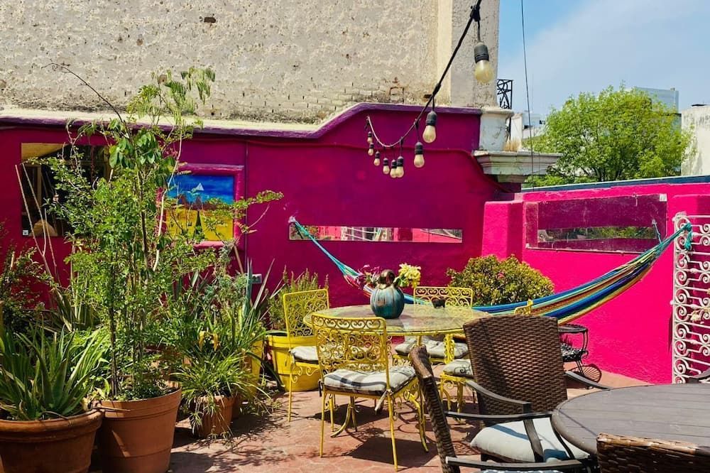 Free Spirit Hostel Guadalajara - Guadalajara - Patio