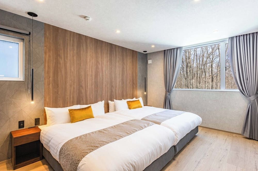 2 minutes free transfer to Rusutsu Resort111 2LD / Abuta-gun Hokkaidō - Kimobetsu - Slaapkamer
