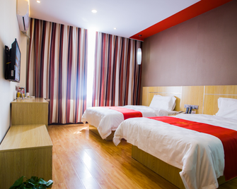Thank Inn Hotel Hebei Xingtai Pingxiang County Longcheng Shopping Park - Xingtai - Bedroom