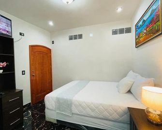 Charming 1-bedroom in a multi-family house with AC, WiFi in tranquil Panajachel - Panajachel - Bedroom
