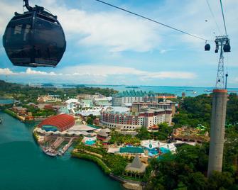Shipping Container Hotel At One-north - Singapur - Außenansicht