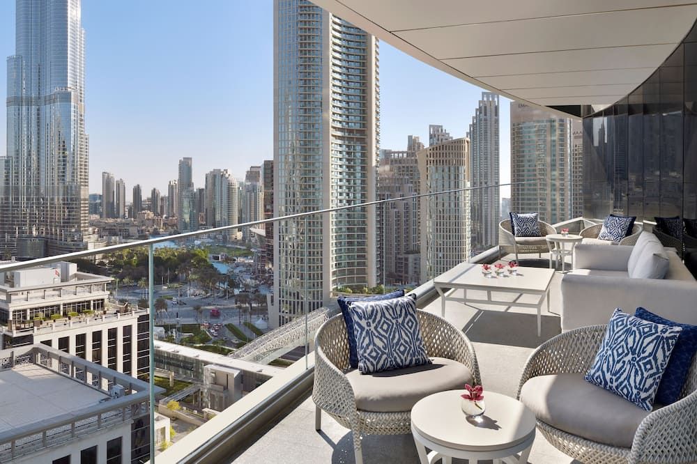 Address Sky View, Downtown Dubai - דובאי - מרפסת