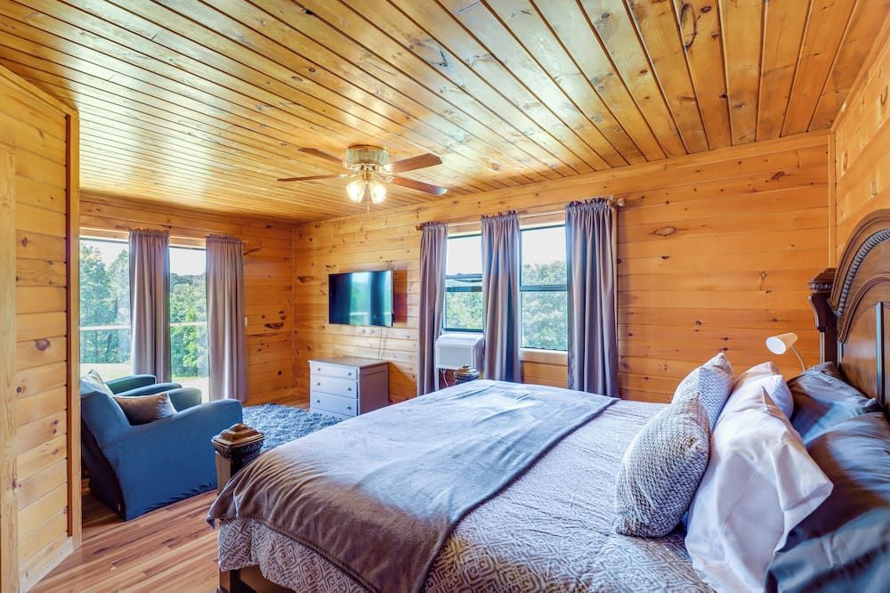 Secluded Harrison Retreat Near Buffalo Natl River - Harrison - Bedroom