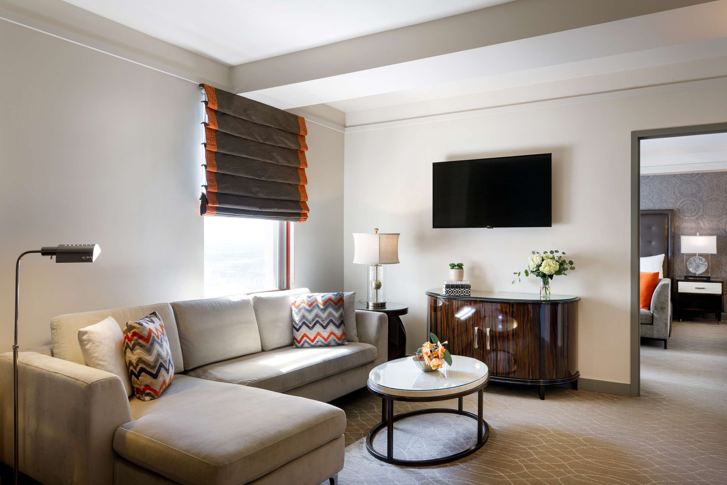 Living room view of COLCORD HOTEL OKLAHOMA CITY, CURIO COLLECTION BY HILTON