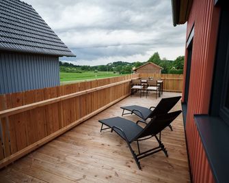 Chalet Auszeit im Schönseer Land - 쇤제 - 발코니