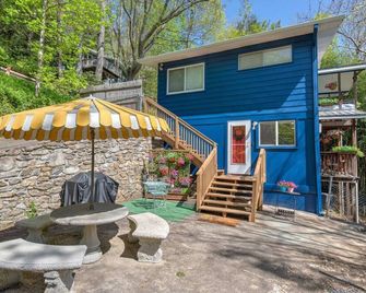 Dt Asheville - Zurich Mnt Chalet #9b/Low Cost Uber - Asheville - Patio