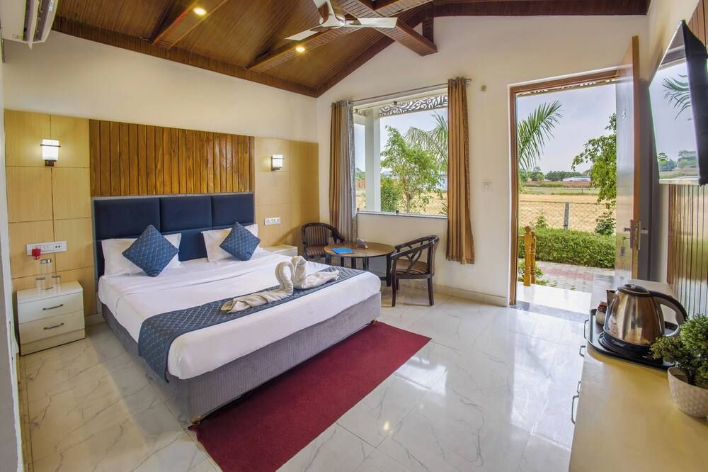 Evencia Resort Near Jim Corbett National - Rāmnagar - Soveværelse