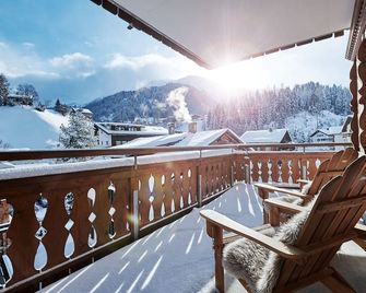 Klosters luxury home in the heart of the village - Klosters-Serneus - Balcony