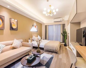 Light luxury hotel - Nanjing - Living room