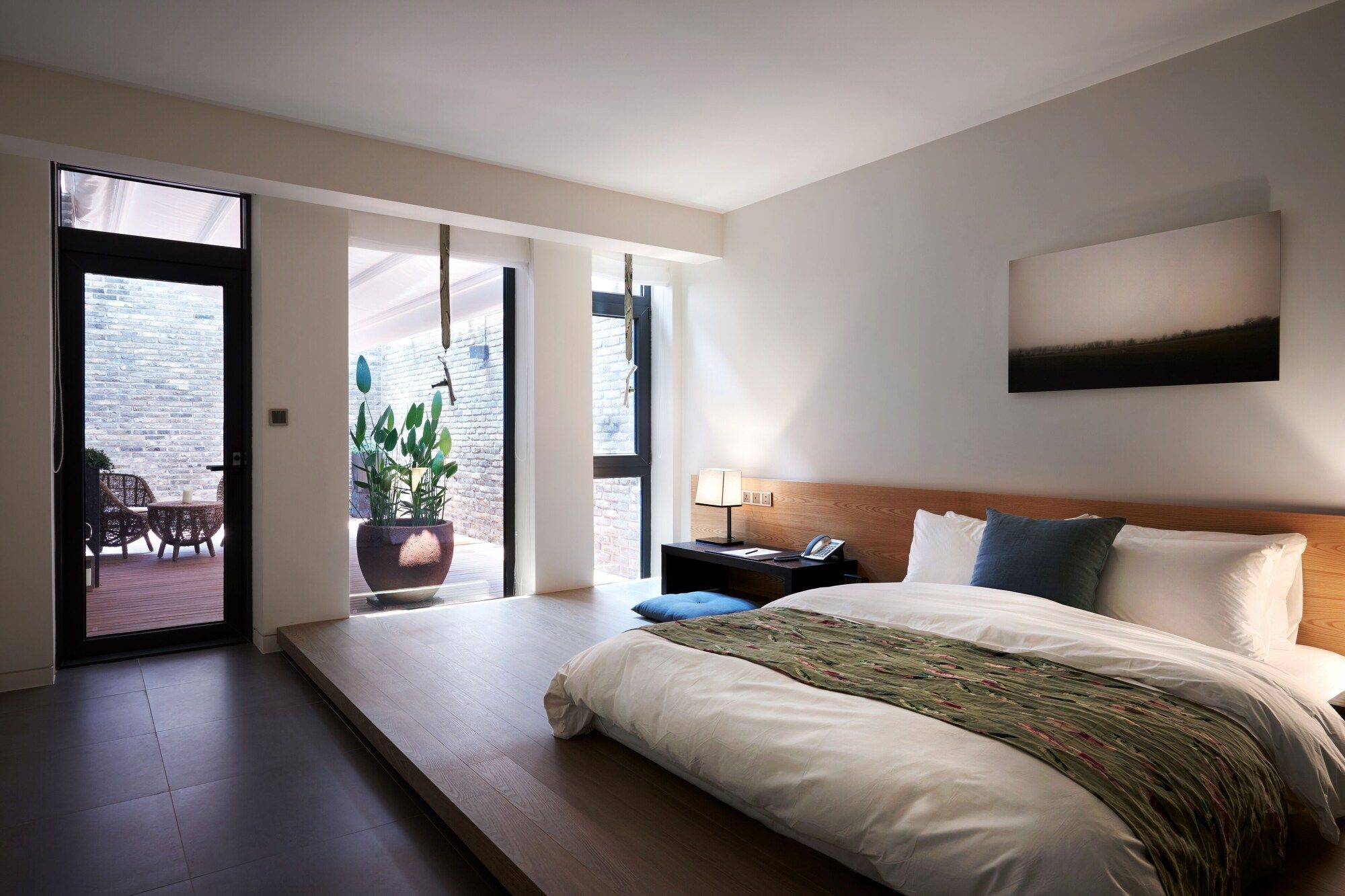 The Classic Hotel - ז'אונז'ו - חדר שינה
