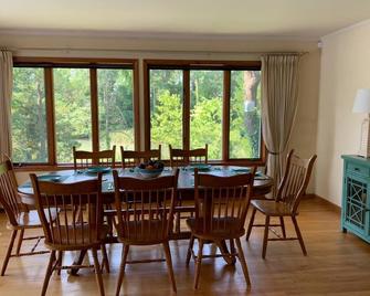 Nassawadox Creek Waterfront Home with Private Pool - Exmore - Dining room