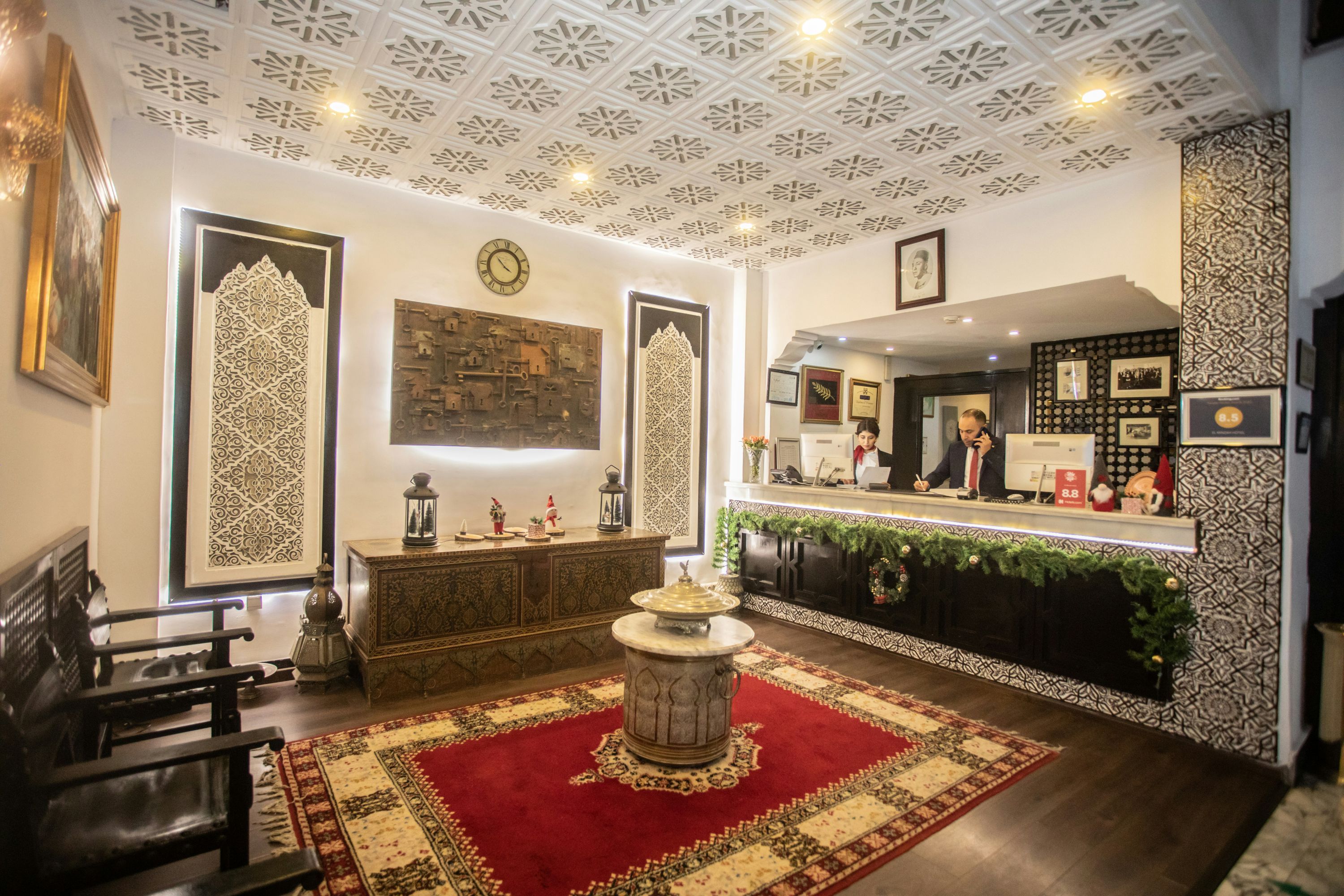 El Minzah Hotel - טנג'יר - דלפק קבלה