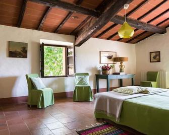 Villa And Farm Of Radi Siena Tuscany Charming Apt Oca 2/3 Air Cond Wifi Pool - Monteroni d'Arbia - Camera da letto