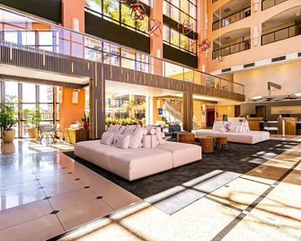Studio vista mar em resort pé na areia JBV465 - Florianópolis - Lobby