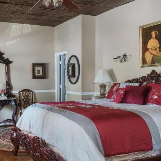 Bedroom view of Inn at the Olde Silk Mill