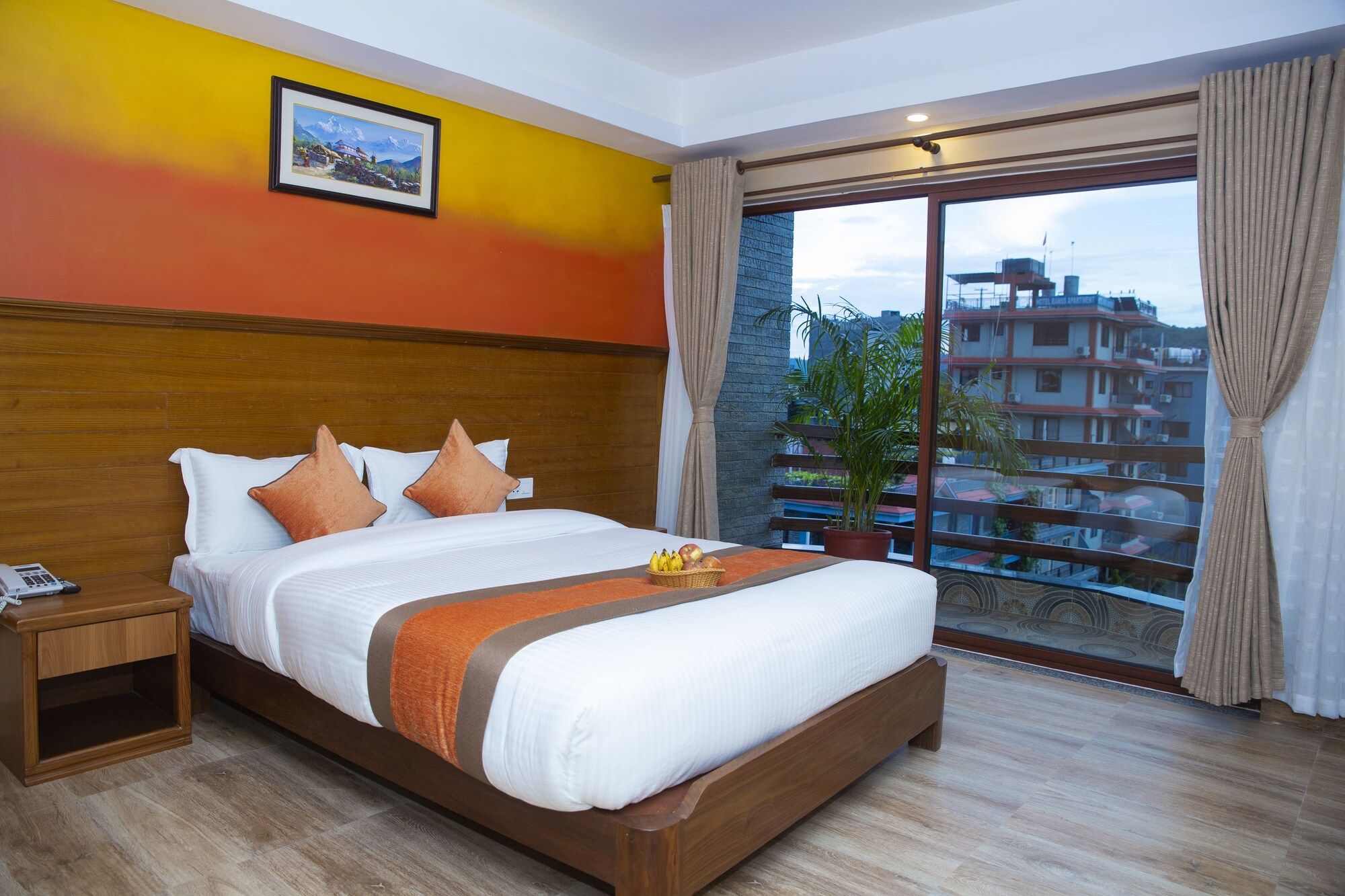 Hotel Lake Star - פוחארה - חדר שינה