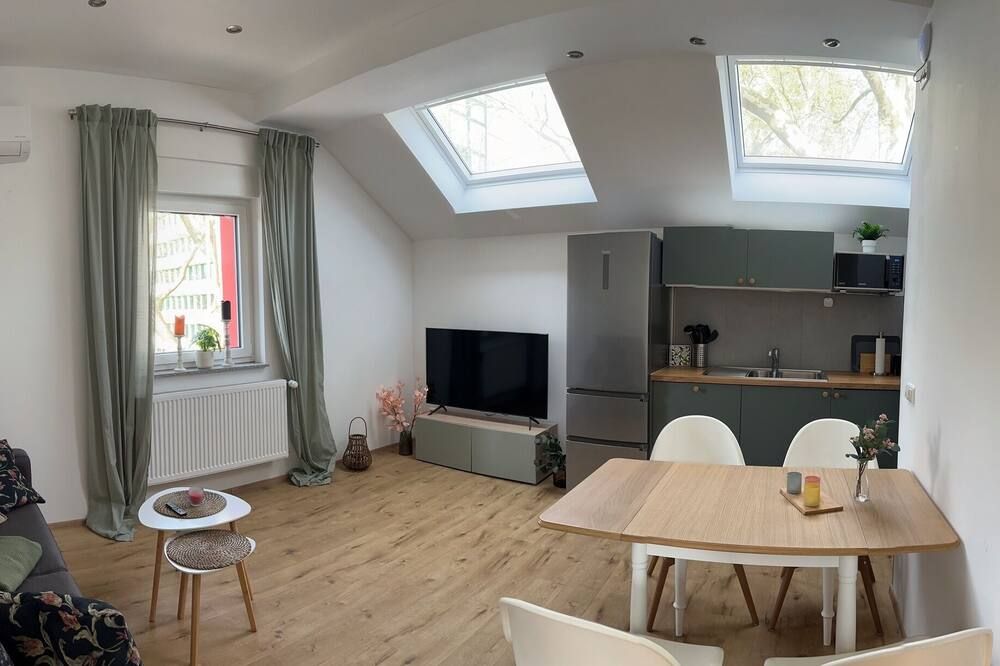 Fewo Sportpark Duisburg - Sechs Seen Platte - دويسبورغ - غرفة طعام