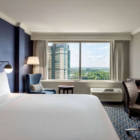 Bedroom view of Wyndham Fallsview Hotel