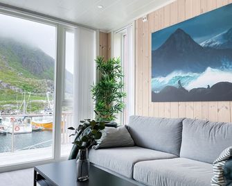 High standard Lodge Ballstad - Ballstad - Sala de estar
