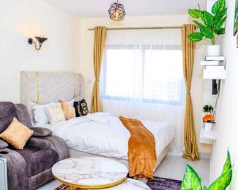 Cosy Spacious Studio Apartment Near Airport - Nairobi - Sypialnia