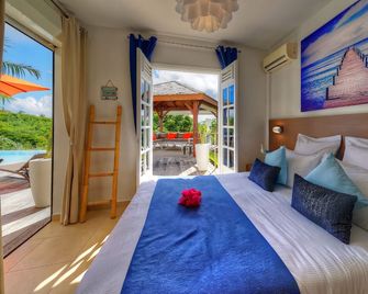 Villa Kouleur Kafé with sea view and infinity pool - Sainte-Anne - Bedroom